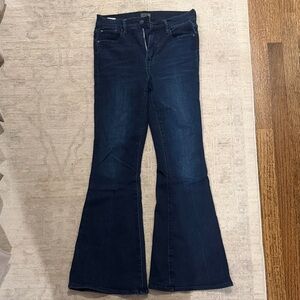 MOTHER Dark Blue Flare Jeans